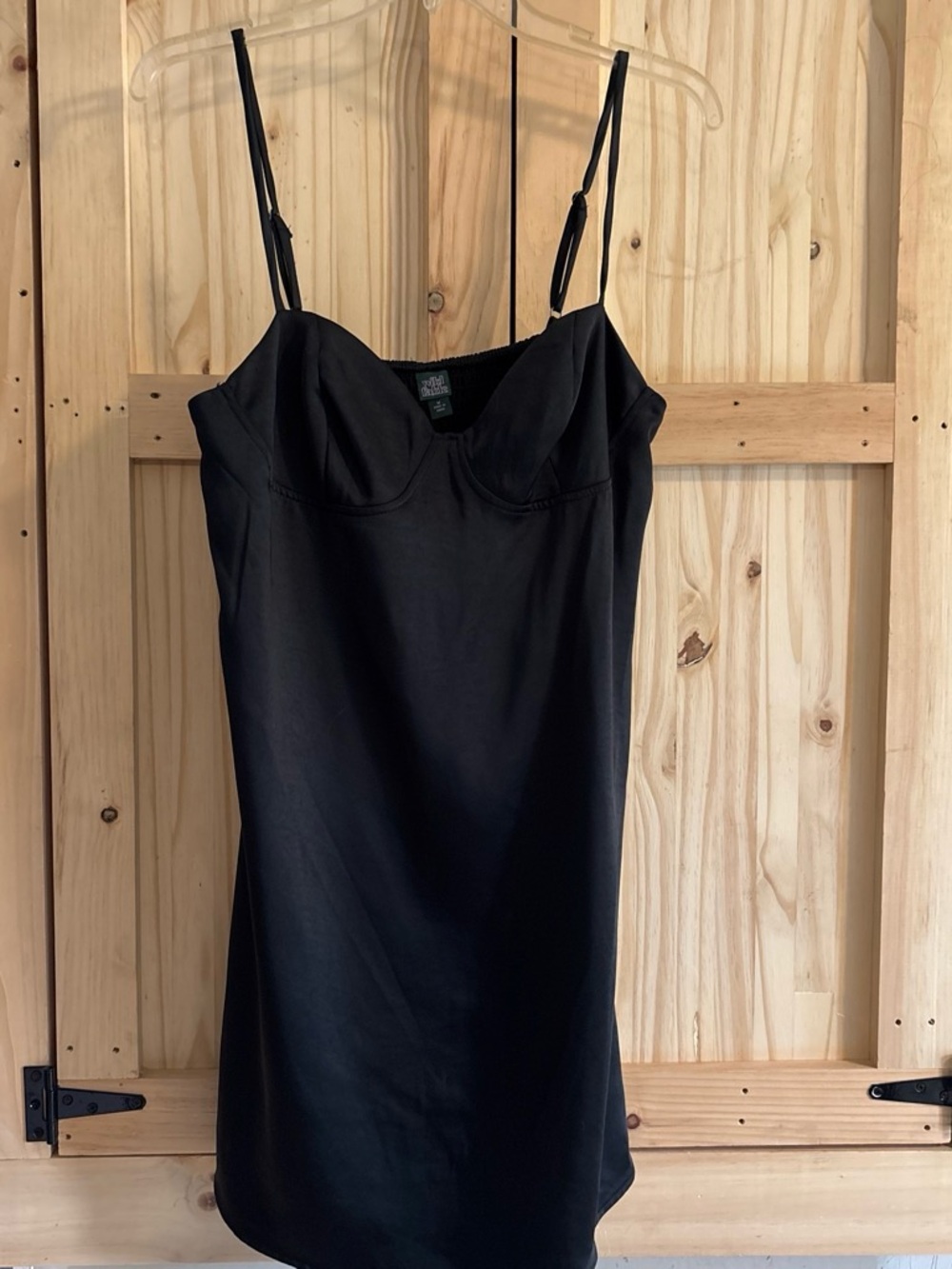 Wild Fable Black Silky mini dress